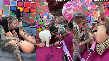 Anal Pornstars on Set - 3 Days Production - Behind the Scenes with Goth Sluts