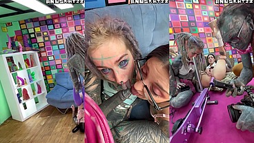 Anal Pornstars on Set - 3 Days Production - Behind the Scenes with Goth Sluts