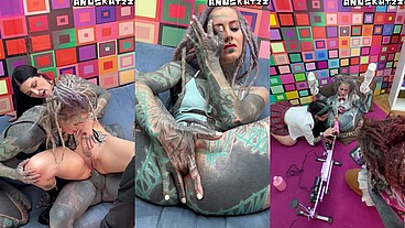Anal Pornstars on Set - 3 Days Production - Behind the Scenes with Goth Sluts
