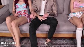 &quot_Daddy!! We Are your Stepdaughters!!&quot_ Innocent Cute Twin Stepdaughters Free Used for His Pleasure!