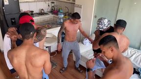 orgia con vecinos morbosos