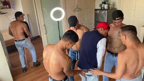 orgia con vecinos morbosos