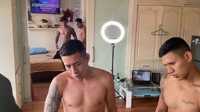 orgia con vecinos morbosos