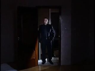 Fantastic Slut in Ebony Nylons Enjoys a Large Jock in Her Moist Cunt