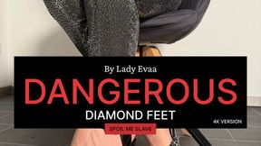 Dangerous Diamond - Extreme Sparkling Platform Heels | Lady Evaa | 4K Version