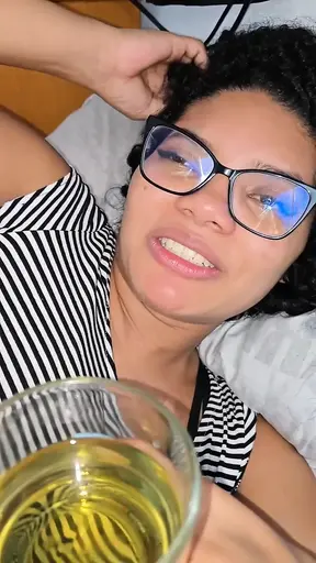Couple's pregnant slave drinks my cum and piss