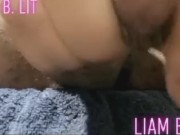 TRY NOT TO CUM Challenge level 1of10! Showing black dick & jacking off with - Liam B. Lit