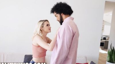 Petite chick Lola Fae sucks a BBC and gets fucked to the balls