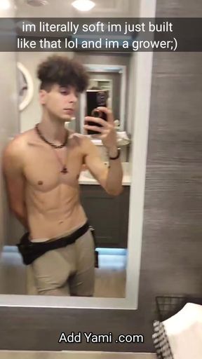 showing dick print in public