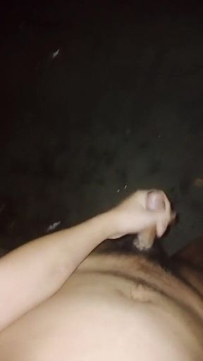 Waiting for Stepdad in the Dark. Cuming on the Street!