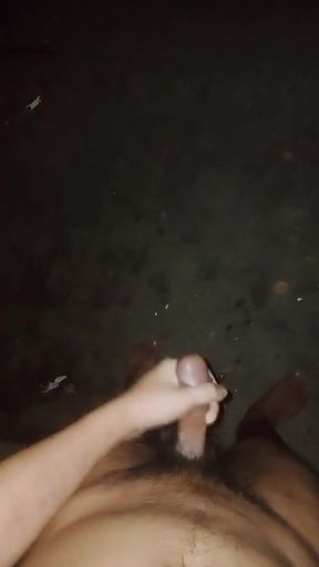 Waiting for Stepdad in the Dark. Cuming on the Street!