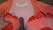 Great Sex with new Angel Plushie, Big Cumshot, Biggest teddybear