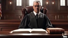 Curvy nerdy girl's tight body takes huge 3D cock in animated prison