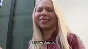 ”Russian Blonde Craves Big Stranger Shaft”