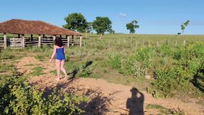 I WENT TO VISIT MY FARM AND ENDED UP HAVING SEX WITH THE COWBOY HE FUCKED ME LIKE A SLUT