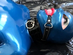 Fetish princesses in latex using bdsm toys