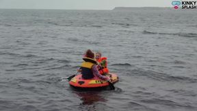 Two Girls One Dinghy: Tight Rubber & Pvc Rainwear
