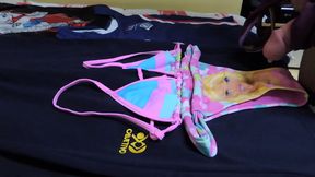 Cumming On Barbie's Lacy Bikini In A Steamy Fetish Session