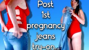 Post Preggo Jeans Try On WMV