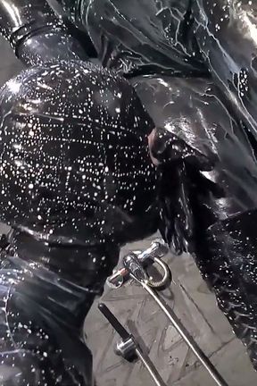 Cold Milk Splosh Domination for Rubber Dolly
