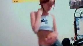 Amateur short haired svelte and sporty cam bitch stripteases for me