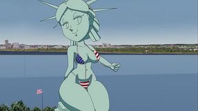 Statue of Liberty &mdash_ Tansau (Porn Animation, 18 )