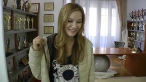 Amateur teen gets her first big cock