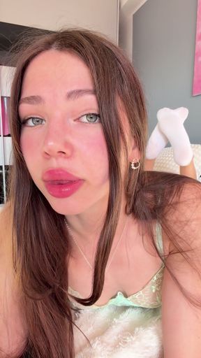 ASMR Soft Lip Kisses In Lingerie So You'll Come Closer