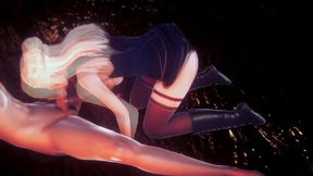 queen daenerys stormborn gives blow job in pov - game of thrones parody