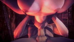 queen daenerys stormborn gives blow job in pov - game of thrones parody