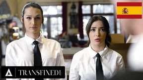 MESMERIZED - Big-titted T-Doll Khloe Kay Penetrates Elastic Culo Jane Wilde At Work! (Spanish Subtitles)