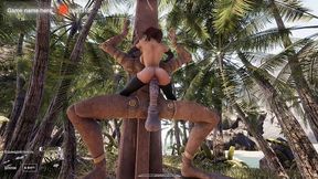 The Ancient Temple Statue Chose Lara As Its Forbidden Awakening 3d Adventure Game