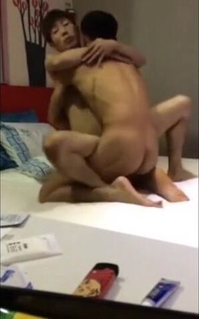 Older Asian Guy Dominates Young Amateur