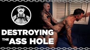 DESTROYING THE ASSHOLE - HARDSEX - EXTREME - FISTING - DOUBLE PENETRATION - DILDOS - TATTOEED MAN