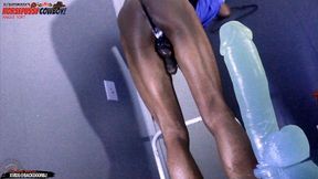 *premium* asspussy cowboy angle 1of7 - my hole is destroyed balls deep on this huge dildo - ass monkey - starring dj buttpussy