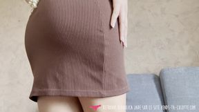 Vends-ta-culotte - Submission and frustrated with a stunning French dominatrix
