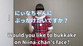 Kawaii amateur babe receives covered in bukkake milk