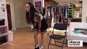 bts - beauty mi ha doan gets grabbed by the neck and strips naked!