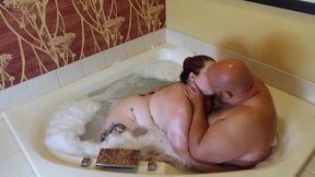 Big Bear and Freyja Fay Passionate Hot Tub Fun