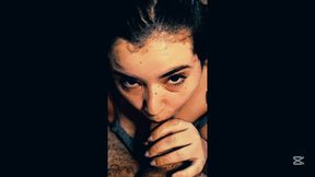 She sucks my cock like a pro and then I fuck her huge tits