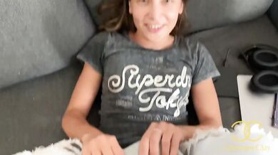 Talia Mint is a teen slut who can't wait to suck Christian Clay's cock