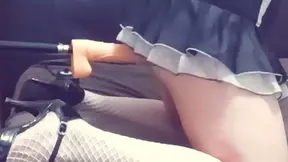 🇪🇦 Mi primera vez. Me taladró el coño con una sex machine 🇬🇧 My first time. She drilled my pussy with a sex machine..