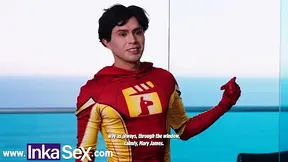 Spidey's Massive Dick Gets a Latina Cowgirl Head