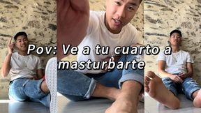 Pov Te mando a masturbarte a tu cuarto