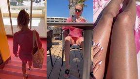 coucou les zamourssuite de ma troisieme journee au capdetente a la plage...