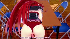 Rias Gremory Sex in the Library - Dxd Ntr Madness Series