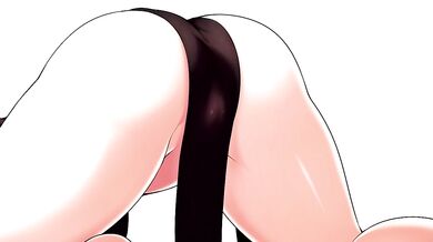 One Punch Man’s feet pound her while cum countdown starts