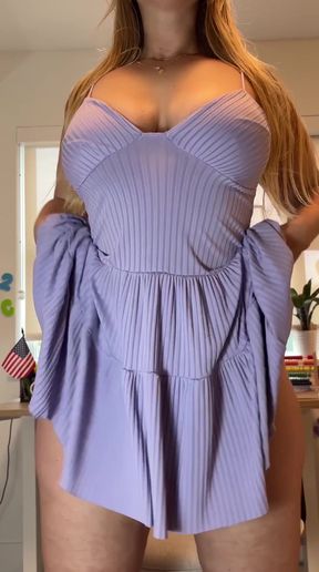 Purple dress