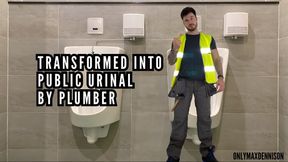 TRANSFORMED INTO PUBLIC URINAL BY PLUMBER