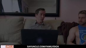 Step Stepbro acquires blowjob while he Works